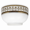 Picture of 4.5 Inch White Gold Royal Ceramic Bowl 10cm Diameter 6cm Height Decorative Gold Rim Small Serving Bowl for Desserts Snacks Side Dishes and Table Settings