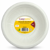 Picture of CaterGold 10 Inch Reusable Plastic Salad Bowls 8 Pack White Large Serving Bowls for Salads Fruits Snacks Desserts Parties Catering and Everyday Use Stackable Durable Design