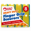 Picture of 8 Piece Finger Grip Sponges Scourers with Green Abrasive Non Scratch Side Heavy Duty Cleaning Pads for Kitchen Dishes Pots Pans and Everyday Household Cleaning