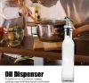 Picture of 2 Pack 250ml Clear Glass Oil and Vinegar Dispenser Bottles with Metal Pourers, Kitchen Cruet Set for Oil, Vinegar, Salad Dressing and Cooking