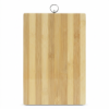 Picture of Bamboo Chopping Board | Cutting Board 38x28cm Size 1.5cm Thick Striped Pattern with Hanging Loop for Kitchen Use Suitable for Cutting Vegetables Fruits Bread and Other Foods for Daily Meal Preparation and Food Processing Tasks